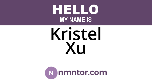 Kristel Xu