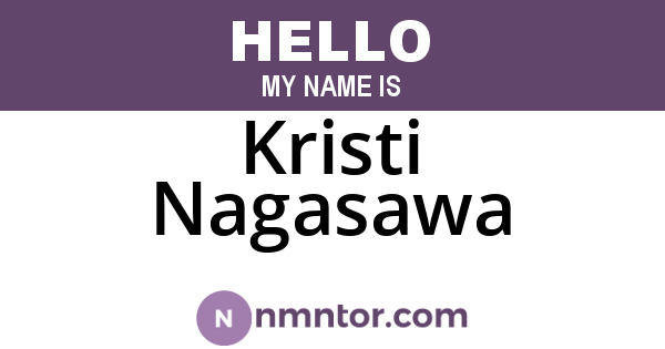 Kristi Nagasawa