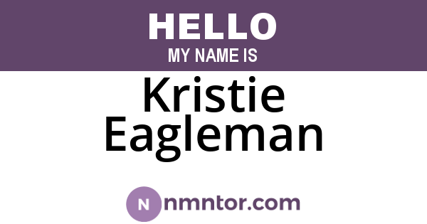 Kristie Eagleman