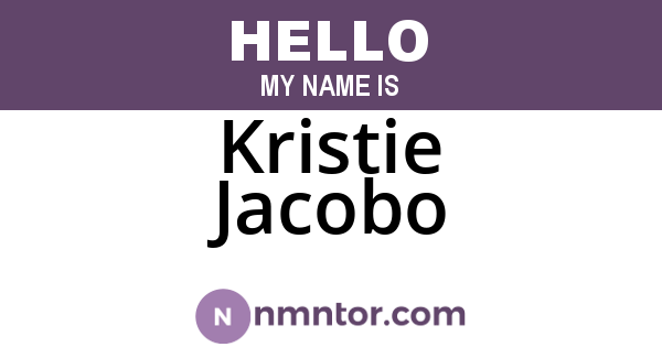 Kristie Jacobo