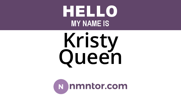 Kristy Queen