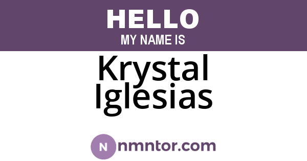 Krystal Iglesias