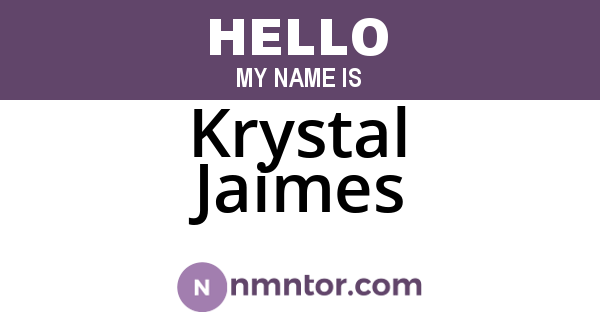 Krystal Jaimes