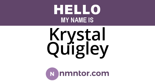 Krystal Quigley