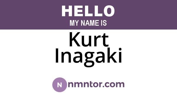Kurt Inagaki