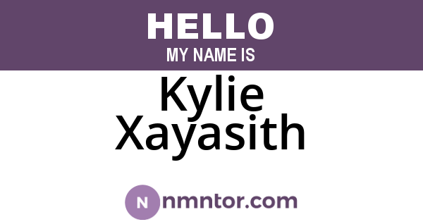 Kylie Xayasith
