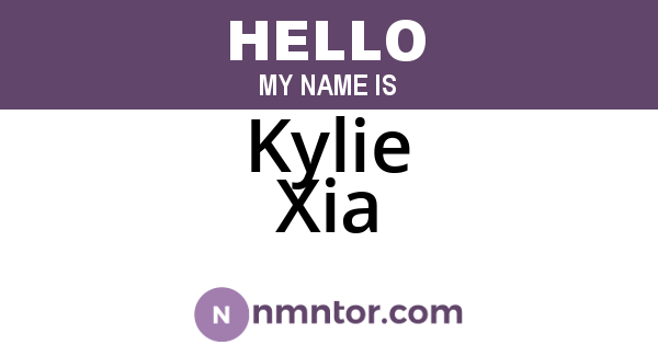 Kylie Xia