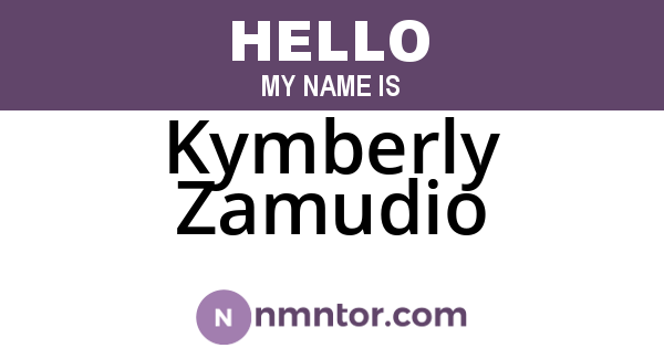 Kymberly Zamudio