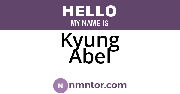 Kyung Abel