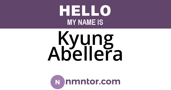 Kyung Abellera