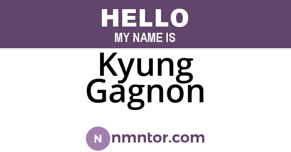 Kyung Gagnon