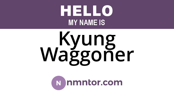 Kyung Waggoner