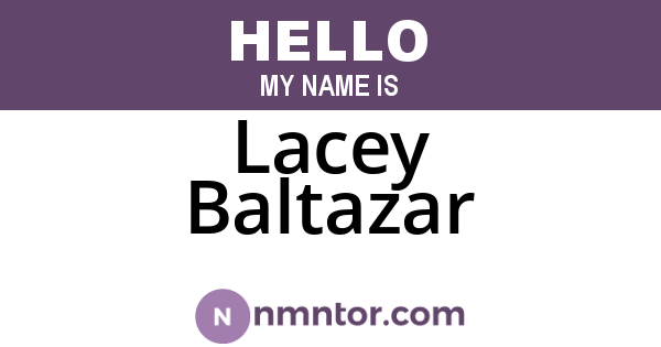 Lacey Baltazar