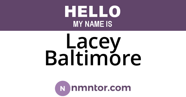 Lacey Baltimore
