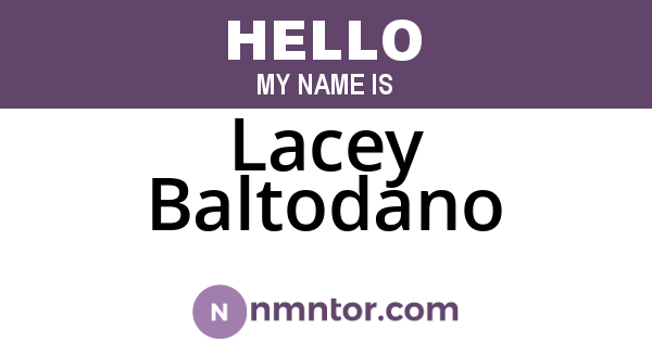 Lacey Baltodano