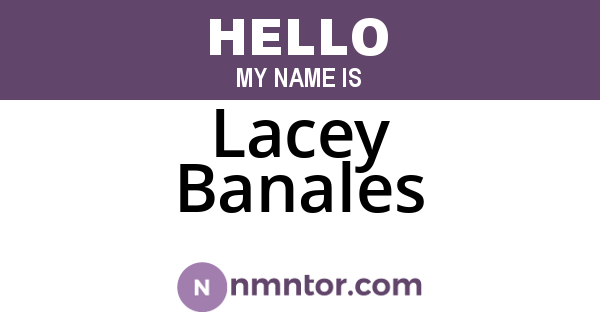 Lacey Banales