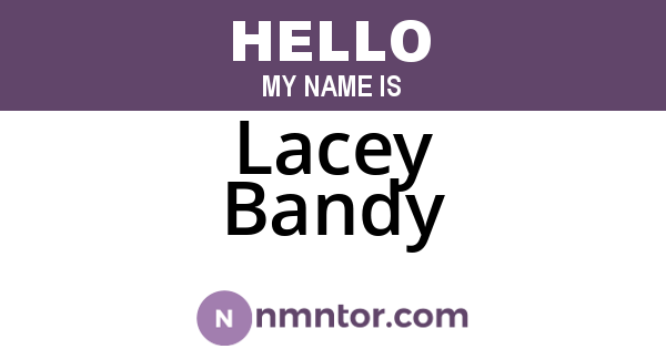 Lacey Bandy