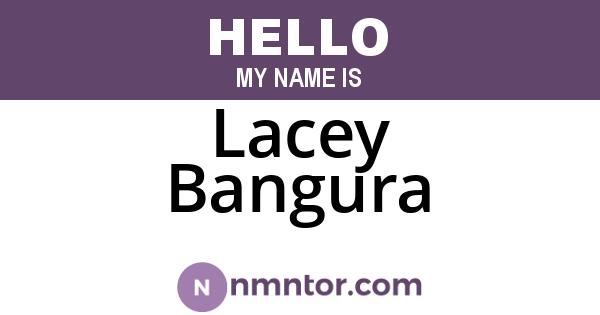 Lacey Bangura