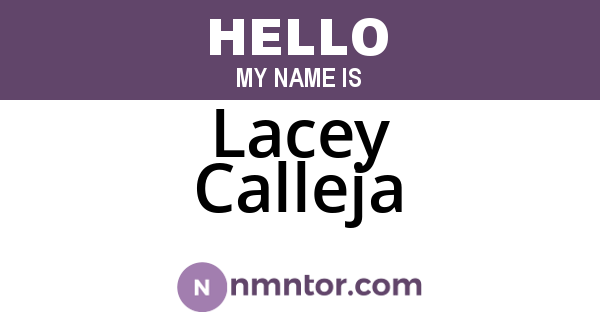 Lacey Calleja