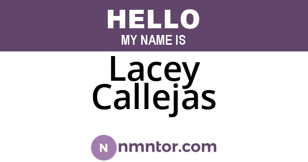 Lacey Callejas