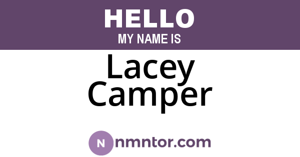 Lacey Camper