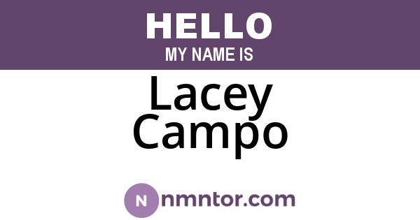 Lacey Campo