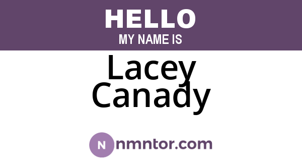 Lacey Canady