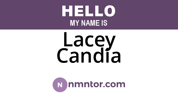 Lacey Candia