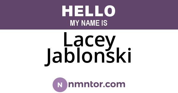 Lacey Jablonski