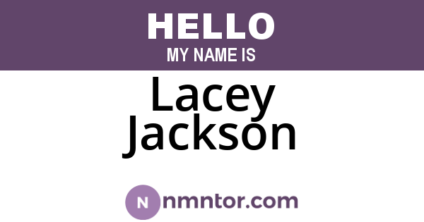 Lacey Jackson