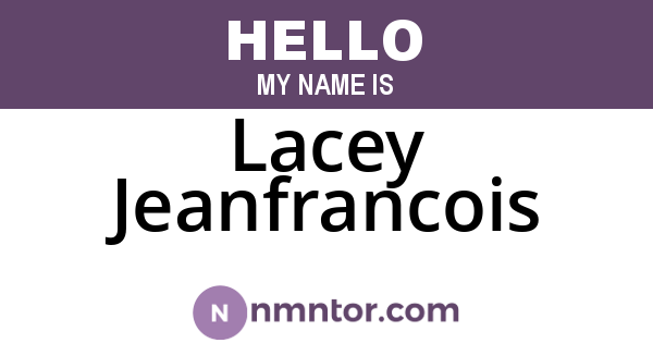 Lacey Jeanfrancois