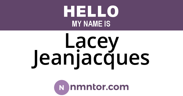 Lacey Jeanjacques