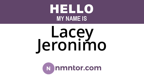 Lacey Jeronimo