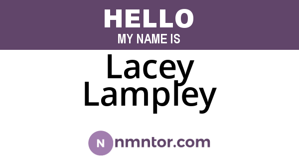 Lacey Lampley