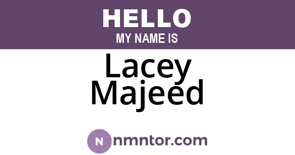 Lacey Majeed