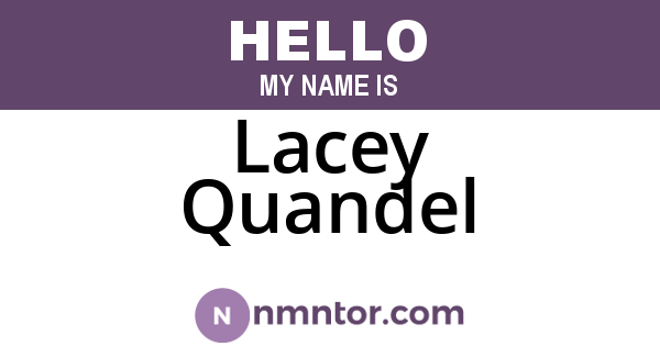 Lacey Quandel
