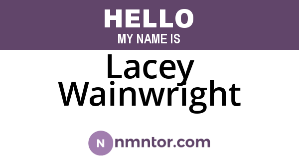 Lacey Wainwright