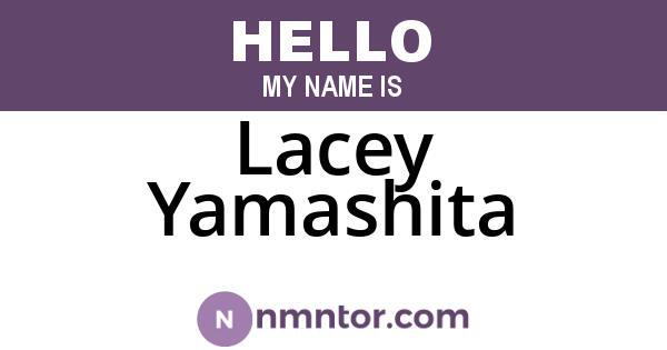 Lacey Yamashita