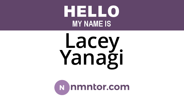 Lacey Yanagi
