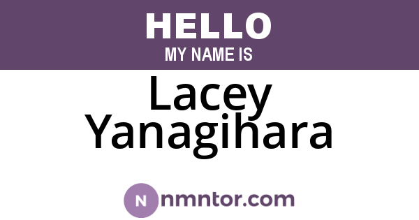 Lacey Yanagihara