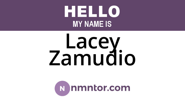 Lacey Zamudio