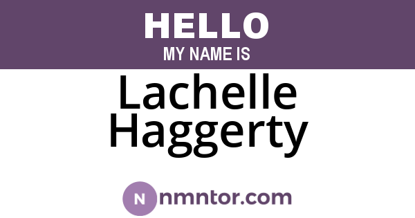 Lachelle Haggerty