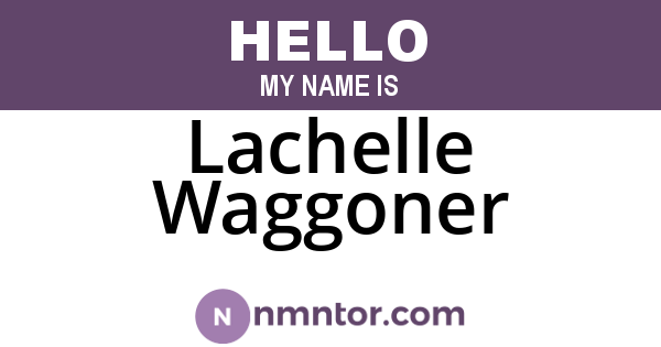 Lachelle Waggoner