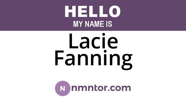 Lacie Fanning