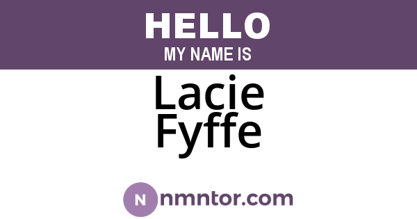 Lacie Fyffe