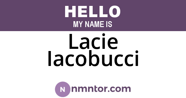 Lacie Iacobucci