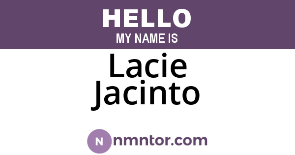 Lacie Jacinto