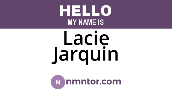 Lacie Jarquin