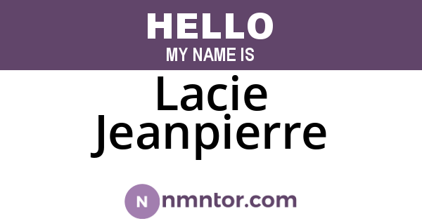 Lacie Jeanpierre