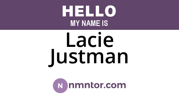 Lacie Justman